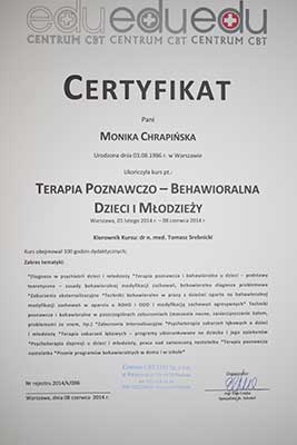 terapia poznawczo-behawioralna